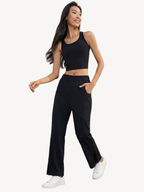 Built-In Bra Longline Yoga Tank — Light Support