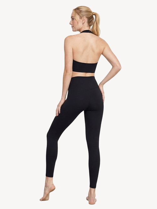 High Waist 9/10 Yoga Leggings — Free Size