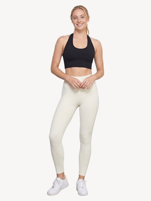 High Waist 9/10 Yoga Leggings — Free Size