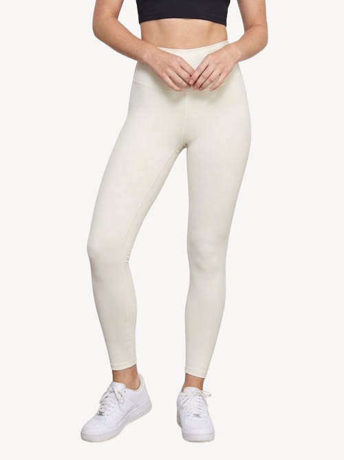 High Waist 9/10 Yoga Leggings — Free Size