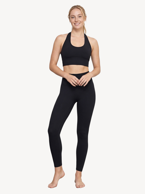 High Waist 9/10 Yoga Leggings — Free Size