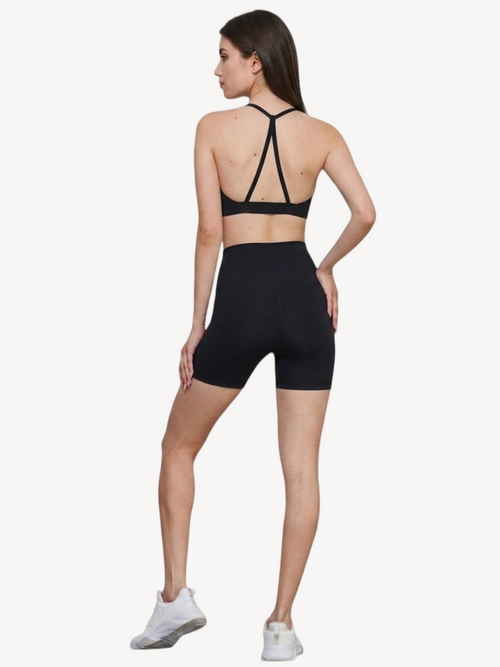 Cross-Back Sports Bra Tank — Free Size
